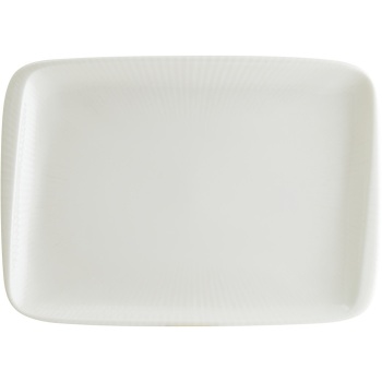 Тарелка прямоугольная 23x16см IRIS White Moove