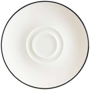 Блюдце Ø19см для бульонной чаши LINEA Black Gourmet Consomme