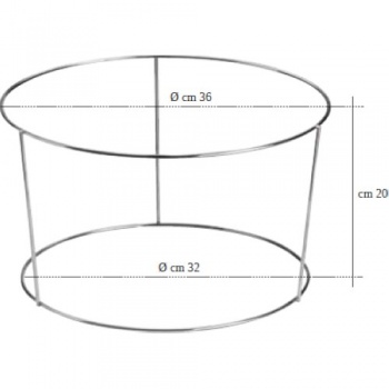 Подставка для подноса круглого Ø36см TENDER Pintinox