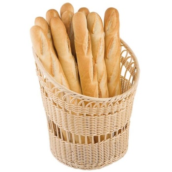 Корзинка для хлеба Ø35x(h)42см ECONOMIC беж APS