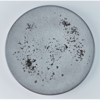 Тарелка плоская классическая - 4 Elements - 28см - Callisto (серый с вкраплениями)