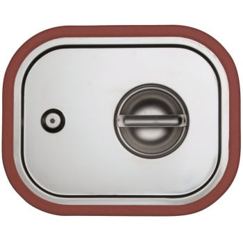 Крышка для гастроемкости GDС 1/1 нерж.сталь с силиконом Ozti