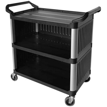 Тележка сервировочная закрытая с 3 полками 96x50x102см Profi-Chef