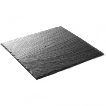 Блюдо сланцевое квадратное 300x300x(h)5мм, набор из 2шт