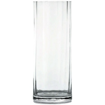 Ваза для цветов 30см ЦИЛИНДР рифленка