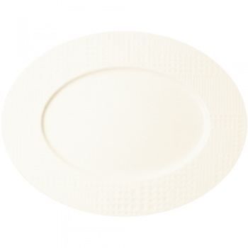 Тарелка овальная 34x26см PIXEL