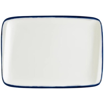 Тарелка прямоугольная 23x16см LINEA Blue Moove