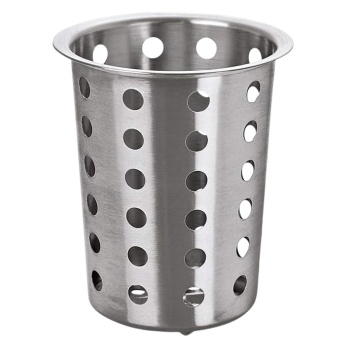 Стакан-подставка для столовых приборов Ø11.5x12см WAS перфорированный