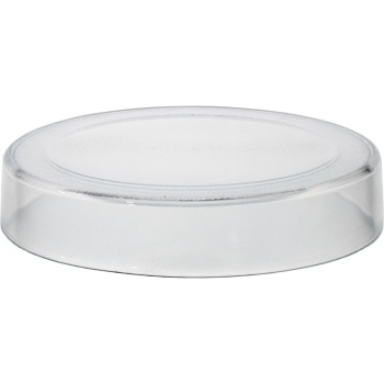 Блюдо-подиум стеклянный Ø21x(h)4.5см Hollow прозрачный