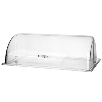 Крышка GN 1/1 54x34.5x17см Rolltop прозрачная