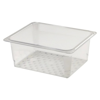 Гастроемкость перфорированная GN 1/2 32.5x26.5x12.7см Camwear прозрачная Cambro
