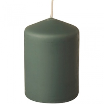 Свеча Ø69мм (h)10cм GREY-GREEN Pap Star