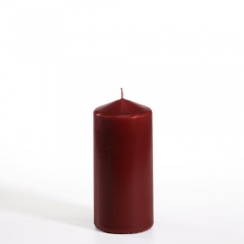 Свеча бордовая Ø60x(h)130мм BORDEAUX