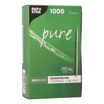 Зубочистка 6.8см PURE Pap Star, 1000шт