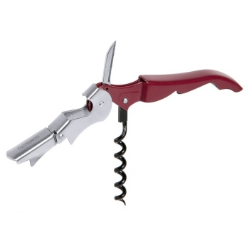 Штопор официантский 12см Contacto бордовый