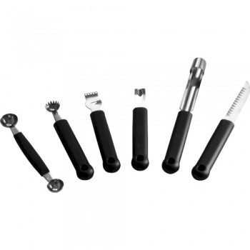 Набор из 6 ножей для декоративной нарезки 280x100x(h)50мм