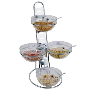 Подставка фуршетная с 4 стеклянными чашами BIG - APS