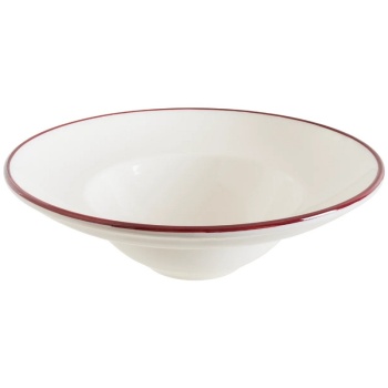Тарелка глубокая Ø23см 1070мл LINEA Burgundy Gourmet