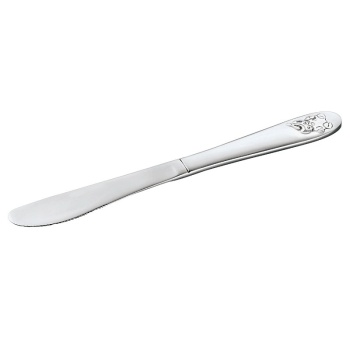 Детский столовый нож 17см с изображением медведя