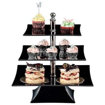 Этажерка 3 уровня 25/30/35x(h)44см черный – Alkan