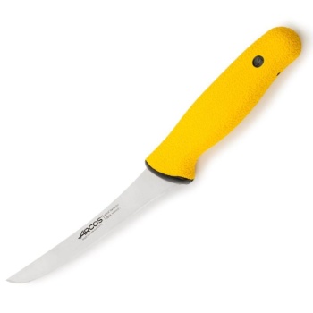 Нож обвалочный 16см изогнутый DUO PRO желтый