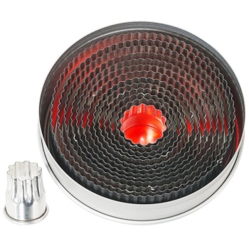 Форма для теста 2-11см рифленая Contacto, набор 14шт