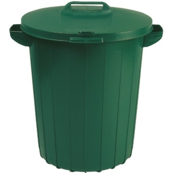 Бак для мусора 90л с крышкой Plast Team