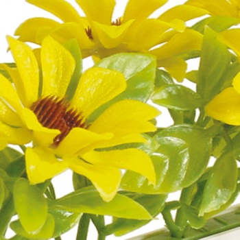 Муляж ПОДСОЛНУХ 250мм на белой подставке, 12шт