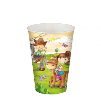 Стакан 0.2л ФЕРМА ПОНИ, 10шт