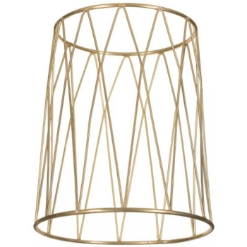 Подставка для блюда Ø25/21см (h)30см с золотой отделкой