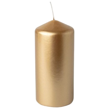Свеча Ø6x(h)13см GOLD Pap Star