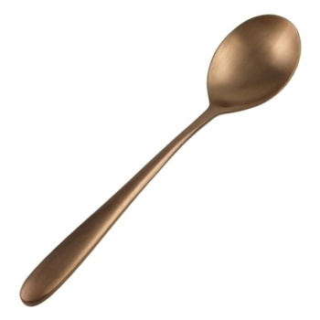 Ложка столовая 21см Alessi-Copper медный матовый цвет PVD покрытие