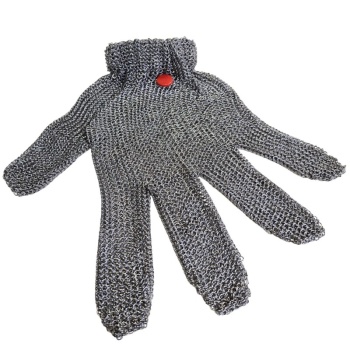 Перчатка кольчужная пятипалая - размер М