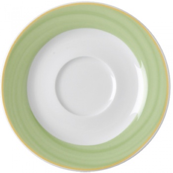 Блюдце Ø13см для чашки под эспрессо BAHAMAS 2 зеленое