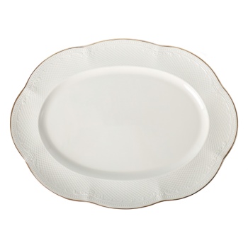 Блюдо  овальное 36x27см NOBLE — ARISTOCRAT Gold