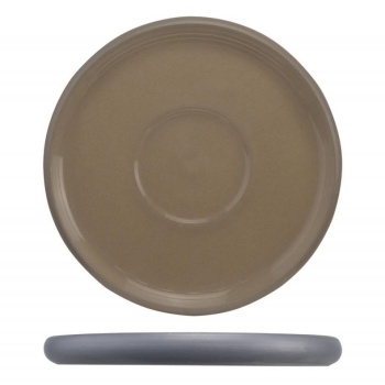 Блюдце Ø12см IOWA серо-коричневое