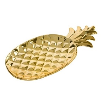 Блюдо 29x15.5см PINEAPPLE Gold