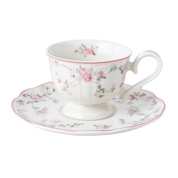 Чайная пара 200мл NOBLE —  Retro Ritz - La Vie En Rose