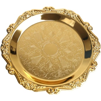 Поднос Ø20см золотистый Profi-Chef нерж.сталь