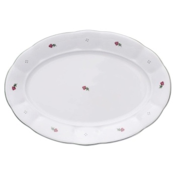 Тарелка овальная 32x22.5см BENEDIKT Altaussee Rot