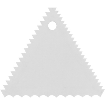 Скребок для теста 105x95x1мм Schneider ABS-пластик белый