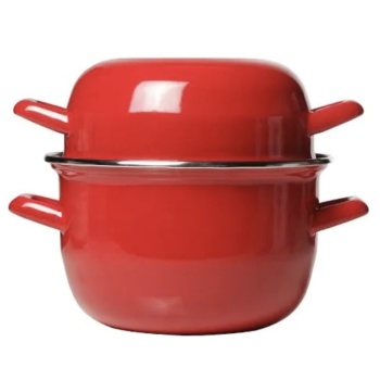 Кастрюля для мидий 2.8л HORECA Ø18x(h)17см красная