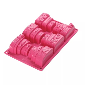 Форма силиконовая "Свадебные тортики" 6 выемок Pavoni