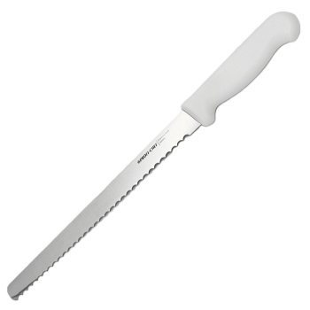 Нож для хлеба 30см белый