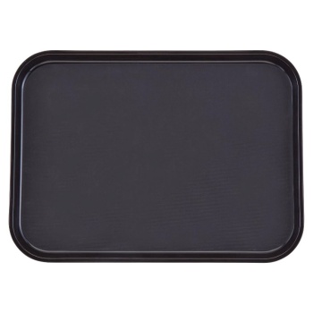 Поднос с нескользящей поверхностью 46x36см Cambro черный