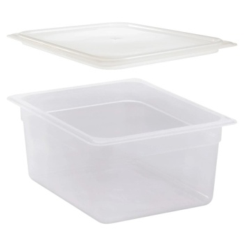 Гастроемкость GN 1/2 15см 8.9л с крышкой 1/2 (PP)