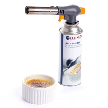 Горелка газовая, карамелизатор для крем-брюле 5x19x25cм с баллоном