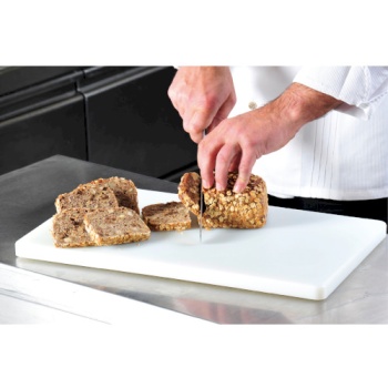 Доска разделочная 53х32.5х1.5см белая