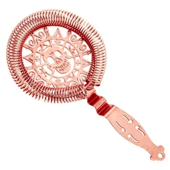 Стрейнер Ø10.3см "Luxury Skull" 19.3см Profi-Chef медный цвет