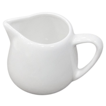 Сливочник с ручкой 40мл молочно-белый SandStone